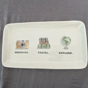 Rae Dunn ceramic tray. Artisan Collection